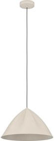 Eglo 900836 - Csillár zsinóron PODERE 1xE27/40W/230V krémes
