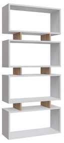 könyvespolc Langdon - White, Oak