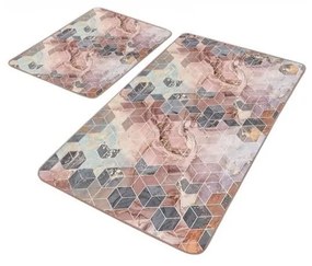 Bársony fürdőszobai kilépő szett 2 db-os 60x100 cm – Mila Home