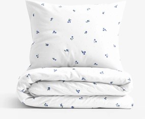 Goldea pamut ágyneműhuzat - áfonya mintás 140 x 200 és 70 x 90 cm