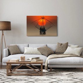 Kép - Napkelte, Pakpra-tó (90x60 cm)