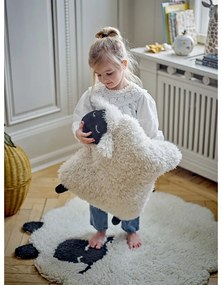Fehér gyapjú gyerek szőnyeg ø 84 cm Dolly – Bloomingville Mini