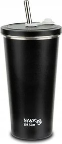 Utazó termosz bögre Nava 520 ml fekete