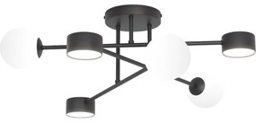 HOLON felületre szerelhető csillár 3xG9/8W/230V + 3xGX53/12W fekete