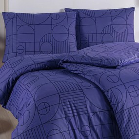BedTex pamut ágynemét Geo Future Dusk, 140 x 200 m, 70 x 90 cm, 140 x 200 cm, 70 x 90 cm