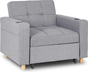 Dönthető fotel szürke, SOLOR