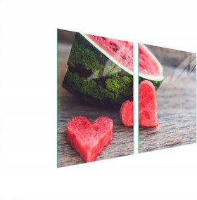 Üveg Konyhai Védőlap 2x45x52 Görögdinnye Edzett Üveg