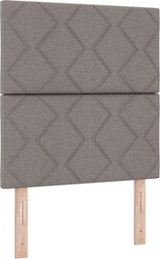 vidaXL Fejtámla Tópszínű 80 cm szövet