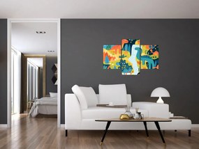 Kép - Vidám dinoszauruszok (90x60 cm)