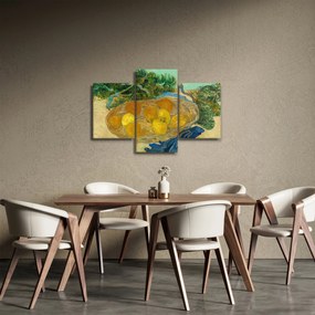Kép - Vincent van Gogh, Still Life of  Oranges and Lemons with  Blue Gloves, reprodukciók (90x60 cm)