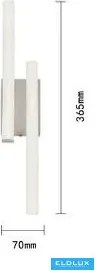 UNIVERSO Fali lámpa LED 10w 800lm CCT IP20 365×70mm fehér
