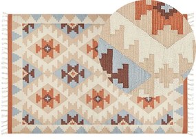 Színes kilim pamutszőnyeg 200 x 300 cm DILIJAN Beliani