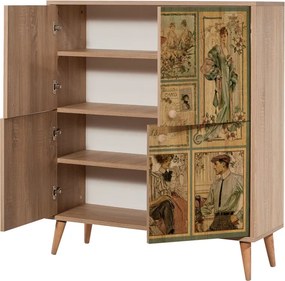 Konyhaszekrény, 95 cm – Multilux-732