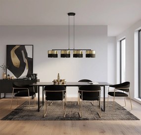 Emibig modern függeszték lux fekete arany emi1649/4