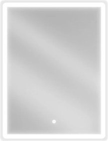 Mexen Navia 60 x 80 cm-es, LED 6000K, páramentes fürdőszobai tükör - 9803-060-080-611-00