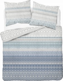 Ágyneműhuzat Garnitúra 220x200 Ágyneműhuzat Dísz Kék Szürke 4585A