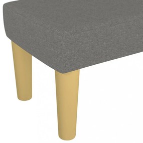 sötétszürke szövet pad 100 x 30 x 30 cm