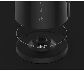 AENO okos vízforraló LED kijelzővel, 1,7 l, 2200W/230V, fekete