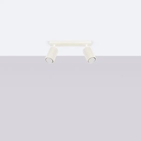 Sollux SL.1599 - Spotlámpa KARBON 2xGU10/10W/230V krémes