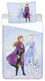 Frozen 2 Adventure pamut gyermekágynemű, 140 x 200 cm, 70 x 90 cm