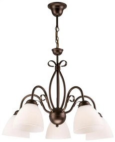 Csillár láncon ADELLE 5xE27/60W/230V