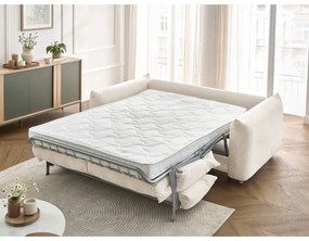 Krémszínű kinyitható kanapé 234 cm Ernest – Bobochic Paris