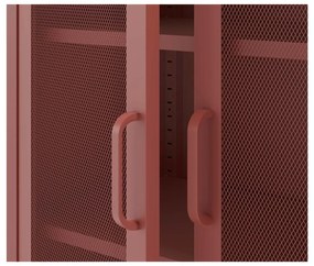 Téglavörös szekrény 80x170 cm Diora – Marckeric