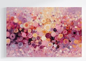 Canvas Vászonkép Absztrakt Geometria Körök Rózsaszín 60x40