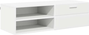 vidaXL Fából Készült Szekrény fiókkal Fehér 100,5 x 39 x 30 cm Faanyag
