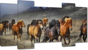 Vászonkép 120x65 Vadlócsorda