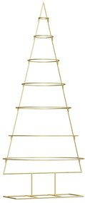 Fém karácsonyfa állvánnyal Arany 180 cm Porszórt Acél