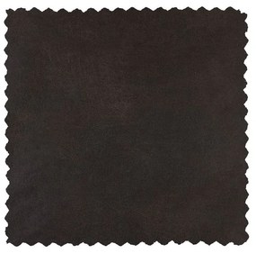 Fekete bőr étkezőszék szett 2 db-os Vogue – WOOOD