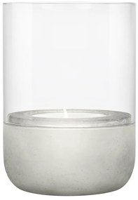Calma 2 db üveg gyertyatartó beton talpazattal - Blomus