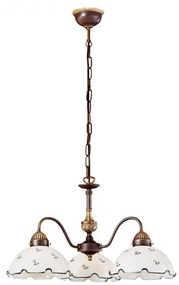 Kolarz 731.83.17 - Csillár láncon NONNA 3xE27/75W/230V kék