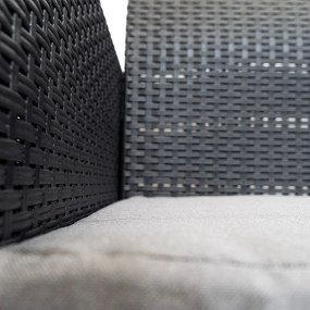 Nero műanyag kerti szék grafit