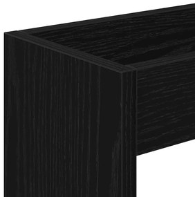 Keskeny Tároló Kocsi Fekete tölgy 60 x 18 x 70 cm Faanyag