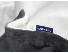 Concept DV7420 - Elektromos melegítő takaró 160W/230V 180x130 cm szürke/fehér