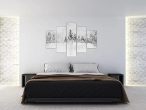 Kép - Szarvas a tónál (150x105 cm)