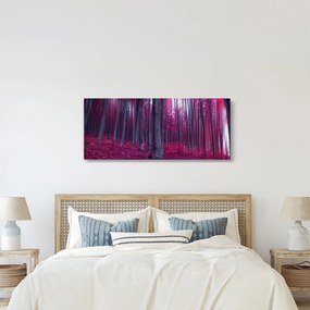 Egy rózsaszín erdő képe (120x50 cm)