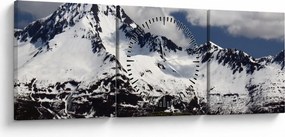 Kép - Kenai Fjordok Nemzeti Park (órával) (90x30 cm)