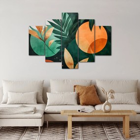 Kép - Geometrikus természeti minták (150x105 cm)