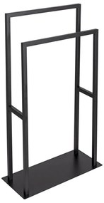 WENKO 26056100 - Törölközőállvány RIVALTA 46x80 cm rozsdamentes acél/fekete