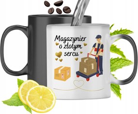 Mágikus Bögre Raktárosnak Színváltós, fényképes nyomattal