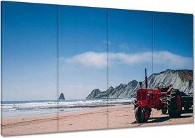 Képek 120x80 Traktor a tengerparton Tengerpart