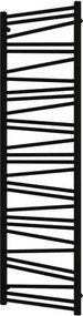 Radiátor kombinált SAT Lilon 169,5x50 cm fekete matt SATRALI1695500BL