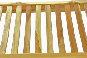 DIVERO Kerti pad 3-személyes 180 cm tíkfa