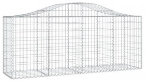 20 db íves horganyzott vas gabion kosár 200x50x80/100 cm