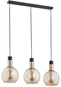 Csillár zsinóron MAYA 3xE27/60W/230V sárgaréz