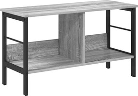vidaXL Könyvespolc Szürke Sonoma 82 x 32 x 47 cm Faanyag