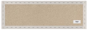 Kárpitozott panel - Téglalap - 60x30cm Szín: Bor